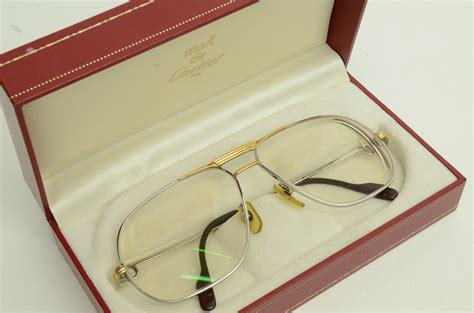 buy vintage cartier glasses|pre owned cartier glasses.